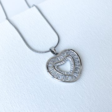 Kalpli Silver Kolye - Görsel 2