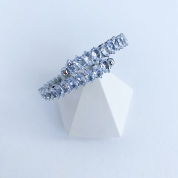 Silver Zirkon Taşlı Çelik Bileklik - Görsel 2