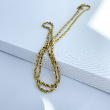 Gold Burma Zincir Kolye - Görsel 4