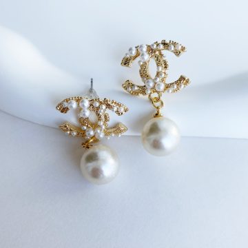 Chanel İnci Küpe