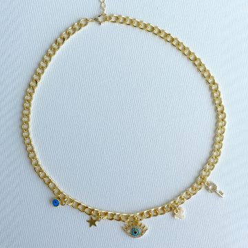 Göz Charm Kolye - Görsel 3